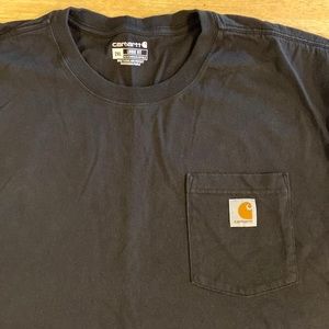 Carhartt black loose fit pocket tee